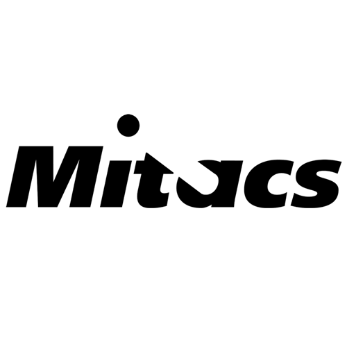 Mitacs For Canada logo - black